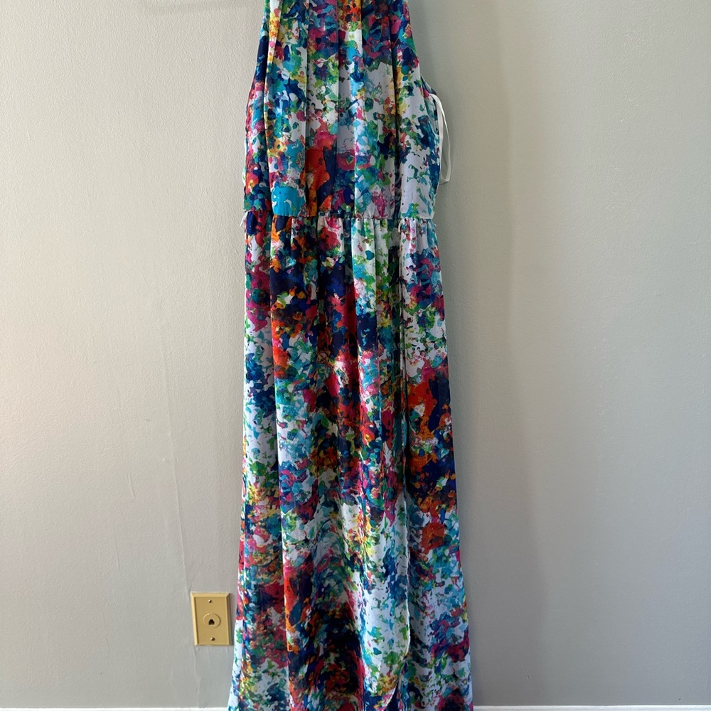 Colorful Floral Women's Dress